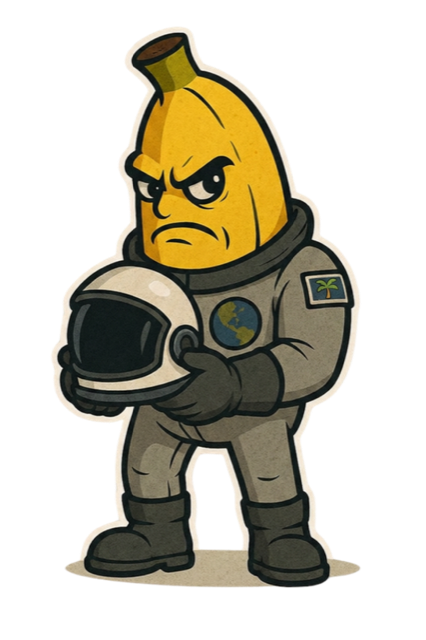 Nana in his flight suit, helmet under one arm